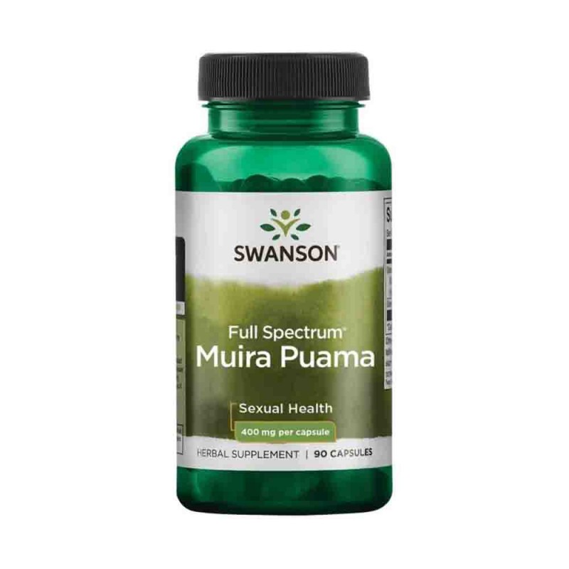Swanson Muira Puama Radacina 400 mg 90 Capsule (Libidou, afrodisiac, potenta)
