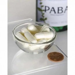 Swanson Paba 500 mg 120 Capsule Beneficii Paba: Vitamina B, Antioxidant puternic, utilizat în produse de protecție solară și pro