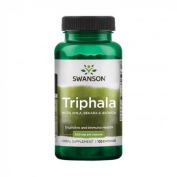 Triphala 500 mg 100 Capsule, Swanson Beneficii Triphala- va poate ajuta sa pierdeti in greutate, poate reduce inflamatia din org