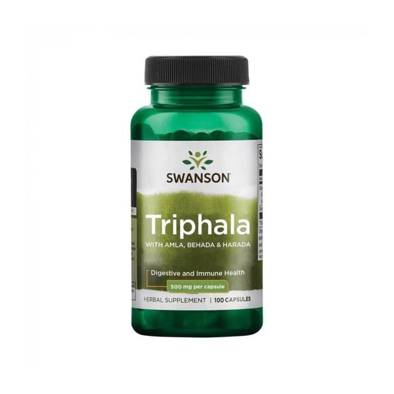 Swanson Triphala, 500mg 100 Capsule Beneficii Triphala- va poate ajuta sa pierdeti in greutate, poate reduce inflamatia din orga