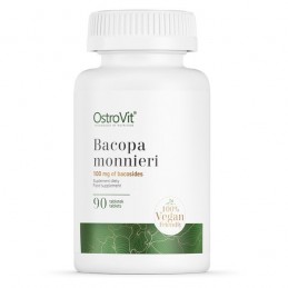 Bacopa Monnieri 90 Tablete, OstroVit Beneficii Bacopa Monnieri- contine antioxidanti puternici, poate reduce inflamatia, poate s
