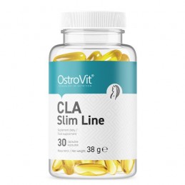 OstroVit CLA Slim Line 1000 mg 30 Capsule Proprietățile si beneficiile OstroVit CLA Slim Line: accelerează arderea de grăsimi, a