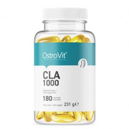 OstroVit CLA 1000 mg, 180 Capsule (Acid Linoleic Conjugat) Proprietati ale ingredientelor continute on OstroVit CLA: Regleaza ni