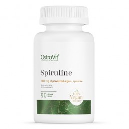 Spirulina 1000 mg, 90 Pastile- Supliment detoxifiere organism Beneficii Spirulina: in caz de oboseală, ofera vitalitate corpului
