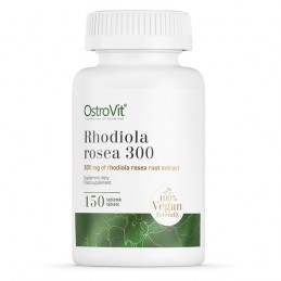 Rhodiola Rosea 300 mg, 150 Tablete- Poate ajuta la reducerea stresului, poate ajuta la oboseala, reduce depresia Beneficii Rhodi