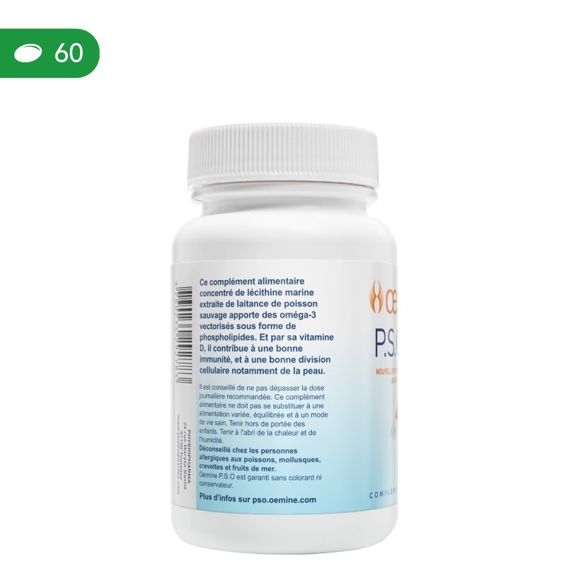 Oemine P.S.O. 400 (Lecitina marina-Omega 3) 60 capsule - 1 | YEO