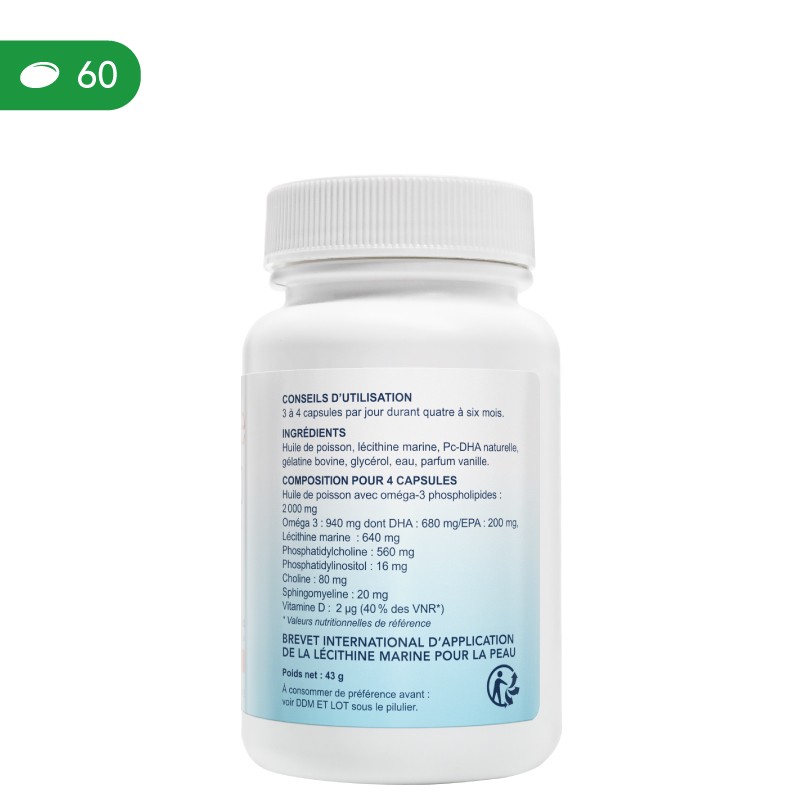 Oemine P.S.O. 400 (Lecitina marina-Omega 3) 60 capsule - 2 | YEO