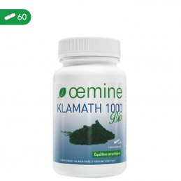 Oemine Klamath - 60 capsule Aceasta este una dintre cele mai bogate alge in clorofila, antioxidanti, vitamine si minerale - 1