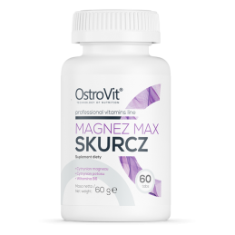 OstroVit Magnez Max Skurcz 60 tablete - Suport Relaxare si Crampe OstroVit Magnesium Max Cramp este un complex unic de vitamine 