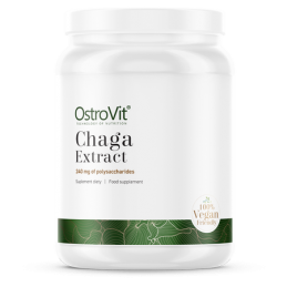 OstroVit Chaga Extract pulbere 50 grame OstroVit Chaga Extract este un supliment alimentar pe baza de ciuperci care ofera o dive