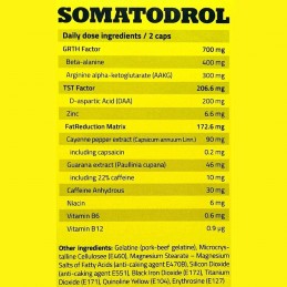Somatodrol 60 Capsule, Iridium Labs Somatodrol beneficii: creste nivelul de tes-testeron cu 30%, regenerarea rapida a muschilor,