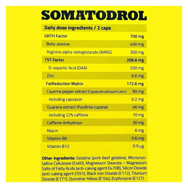 Somatodrol 60 Capsule, Iridium Labs - 3 | YEO