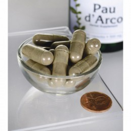 Swanson Pau D'Arco 500 mg 100 Capsule Beneficii Pau d'Arco: poate ajuta la îmbunătățirea sănătății respiratorii, ajută la amelio