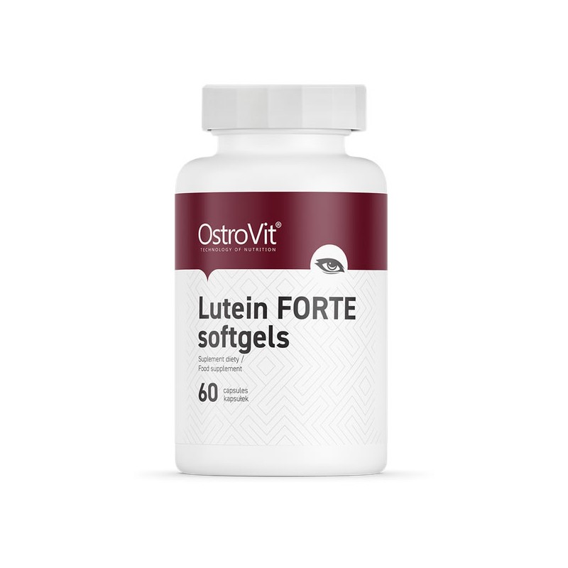 OstroVit Luteina Forte - 60 Capsule BENEFICII LUTEINA FORTE: poate sustine procesele de corectitudine a vederii, supliment perfe