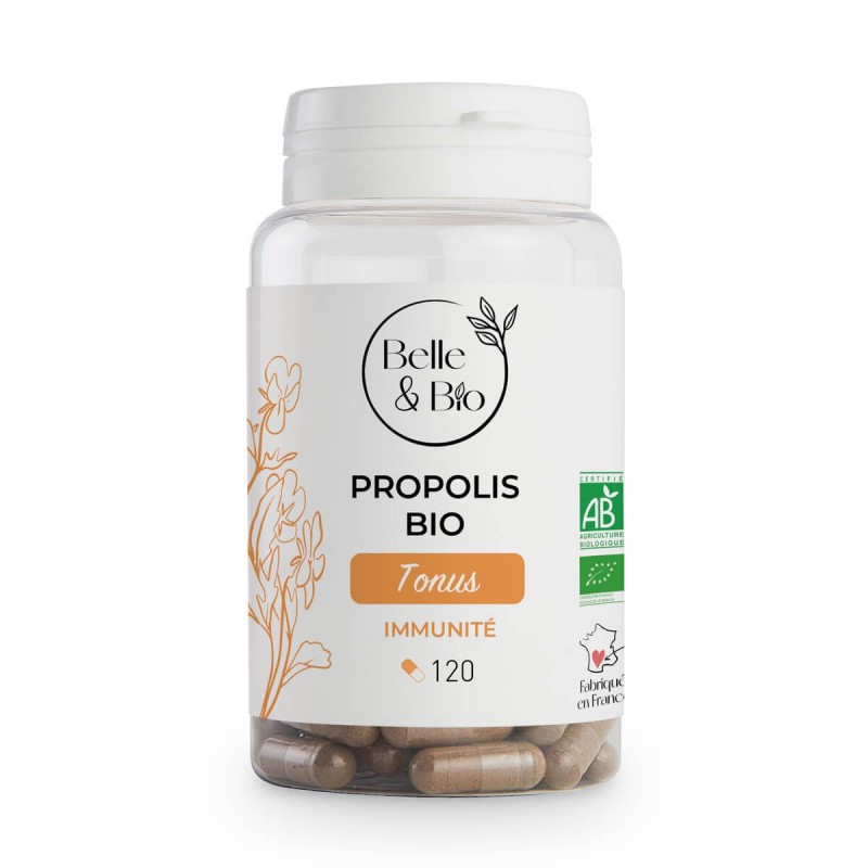 Propolis Bio 120 Capsule, Belle&Bio Propolis Bio beneficii: minimizeaza raceala in timpul iernii, creste imunitatea, antioxidant
