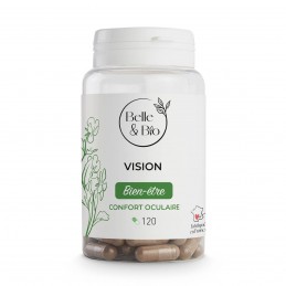 Belle&Bio Vision Luteine 120 capsule Beneficii Vision: protejeaza ochii, este o sursa de nutrienti necesari pentru sanatatea och