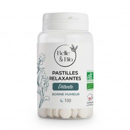 Belle&Bio Pastile Relaxare Bio 100 pastile (Anxietate si surmenaj) In caz de anxietate si surmenaj se suge cate o pastila de rel