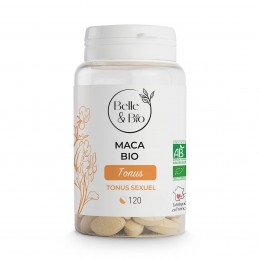 Belle&Bio Bio Maca - Maca Organica 120 capsule (Tonic sexual, libidou femei si barbati) Beneficii Bio Maca: tonic sexual pentru 