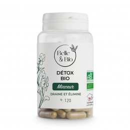 Belle&Bio Detox Bio 120 capsule - Curatare si Detoxifiere organism Beneficii Detox Bio: efect diuretic, drenaj al organismului, 