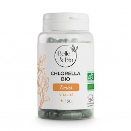 Belle&Bio Chlorella Bio 120 capsule Beneficii Chlorella: reprezinta o sursa de nutrienti esentiali, revitalizeaza organismul, be