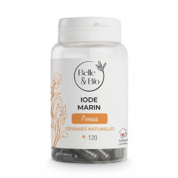 BelleBio Iod Marin 120 Capsule – Suport Tiroidă Iodul este un oligoelement esențial care contribuie la funcționarea normală a me