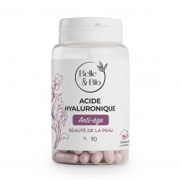 BelleBio Acid Hialuronic + Colagen Marin 90 Capsule – Piele Beneficii Acid Hialuronic: complex cu Acid Hialuronic, Colagen marin