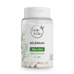 Belle&Bio Seleniu 50 mcg 120 Capsule Beneficii Seleniu: antioxidant ce inhiba radicalii liberi, repara celulele deteriorate si A