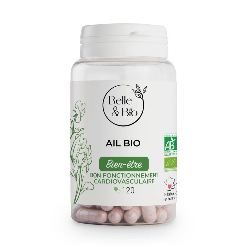 Belle&Bio Usturoi BIO 120 Capsule – Imunitate & Inima Beneficii Usturoi: mentine echilibrul lipidic, regleaza nivelul de coleste