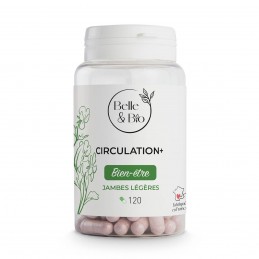BelleBio Circulation+ 120 Capsule – Picioare Grele & Circulatie Beneficii Circulation+: tonic venos, ajuta in cazul picioarelor 