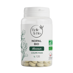 Belle&Bio Nopal Bio 120 Comprimate, Reduce foamea, regleaza glicemia Beneficii Nopal Bio: reduce senzatia de foame, reduce celul