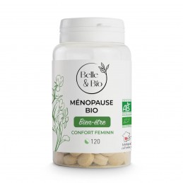 Belle&Bio Menopause Bio 120 Capsule Beneficii Menopause Bio: calmeaza durerile asociate cu menopauza, balonarile, tulburari de d