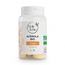 Belle&Bio Acerola Bio - Vitamina C 30 Comprimate Beneficii Acerola Bio: sursa naturala de Vitamina C, minimizeaza oboseala, are 