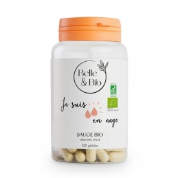 Belle&Bio Salvie Bio 500 mg 120 capsule - Confort menopauza si Echilibru hormonal Salvie Bio - Salvia officinalis beneficii: rem