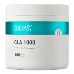 OstroVit CLA 1000 mg 180 Capsule (Acid Linoleic Conjugat) Proprietati ale ingredientelor continute on OstroVit CLA: Regleaza niv
