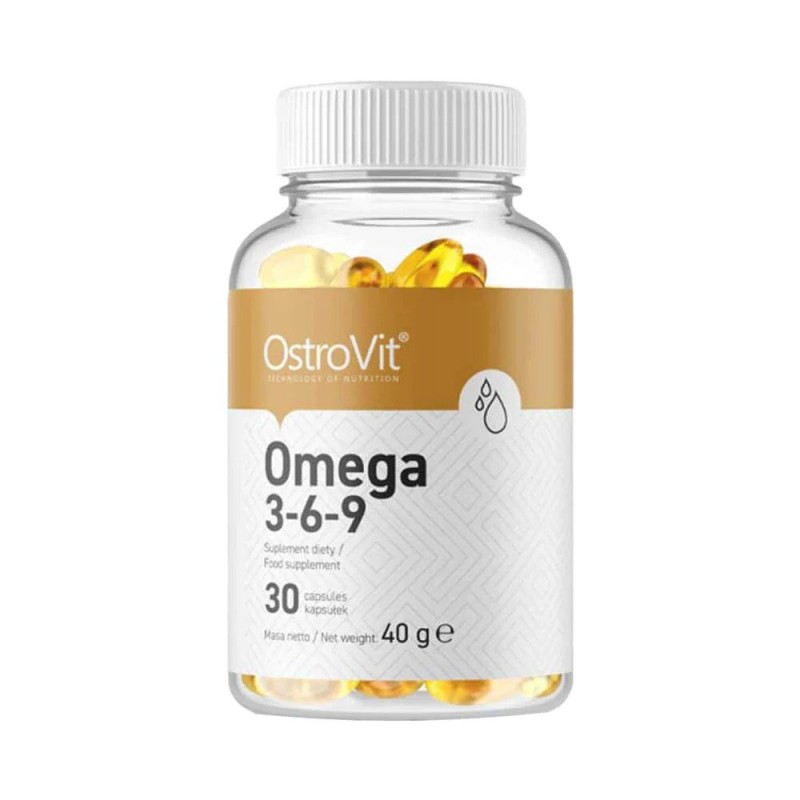 Omega 3-6-9 400mg 30 Capsule moi (Ulei de peste), OstroVit