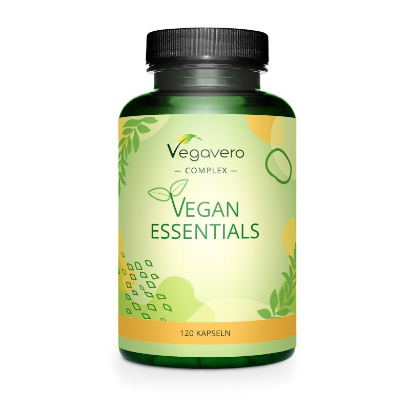 Vegavero Vegan Essentials 120 Capsule BENEFICII Vegan Essentials: contribuie la functionarea normala a globulelor rosii, contrib