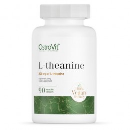 OstroVit L-Theanine 200mg + Inulină 90 Capsule – Calm & Focus L-Theanine (Teanina) + Inulina beneficii: regleaza si functionarea