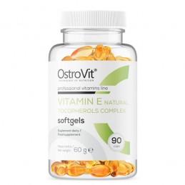 OstroVit Vitamina E naturala 400 IU 90 capsule - Antioxidant si protectie celulara Beneficii Vitamina E: antioxidant puternic, a