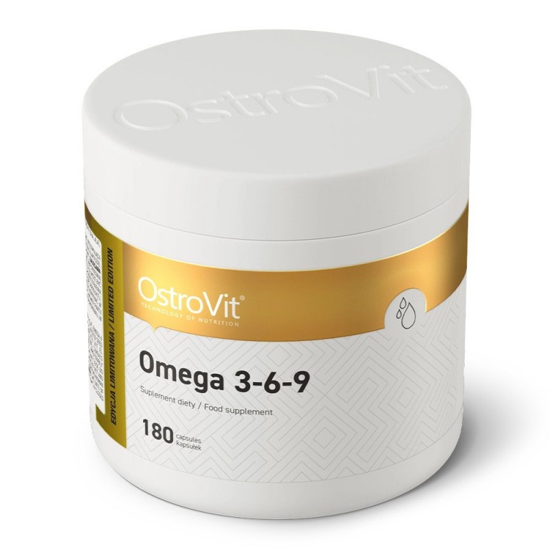 OstroVit Omega 3-6-9 180 Capsule (pentru colesterol si triglicerde marite) - 1 | YEO