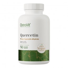 Quercetina Vege 90 Capsule, OstroVit Quercetina beneficii: ajuta la sustinerea sistemului imunitar, poate reduce simptomele aler