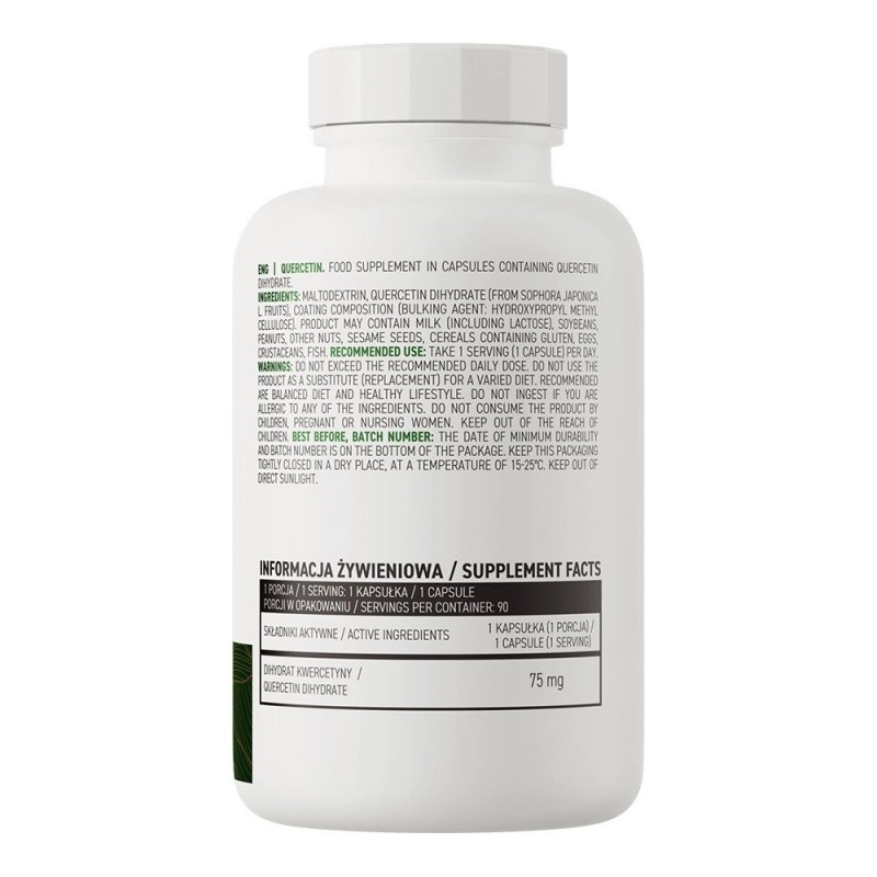 Quercetina Vege 90 Capsule, OstroVit - 2 | YEO