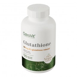 OstroVit Glutathione 200mg 90 Capsule – Detox & Imunitate L-Glutation redus - Glutathione beneficii: are efect antioxidant, func