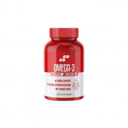 Omega 3 330 EPA/220 DHA 1000 mg 90 Capsule moi, Muscle Power Benefiii Omega-3: risc redus de boli cardiovasculare, risc redus de