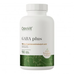 GABA Plus 90 Tablete, OstroVit GABA Plus beneficii: pentru somn linistit, reduce stresul și anxietatea, creste hormonul de creșt