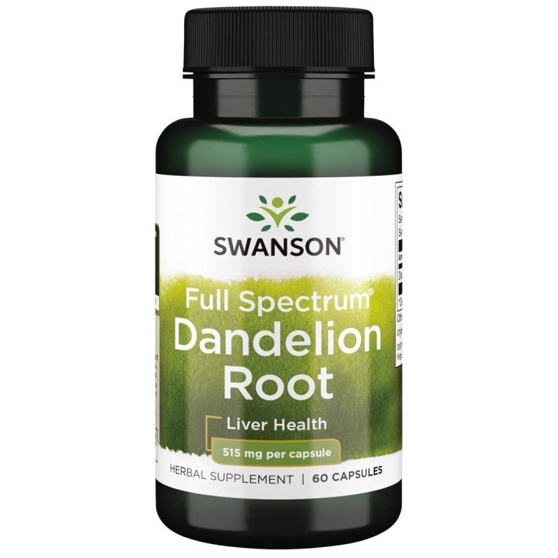 Swanson Dandelion Root (Papadie) 515 mg, 60 capsule – Suport Ficat si Digestie Dandelion Root Papadie beneficii: contine antioxi