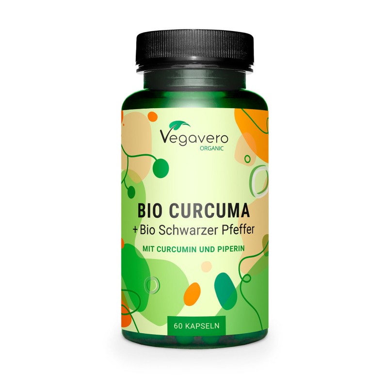 Vegavero Curcumina + Piperina Organic 60 Capsule – Suport Articulatii Curcuma beneficii pentru sanatate: capacitate anti-inflama