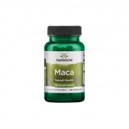 Swanson Maca Extract 500 mg – Supliment Natural pentru Vitalitate si Energie | 60 capsule Beneficii Maca Maca este o plantă adap