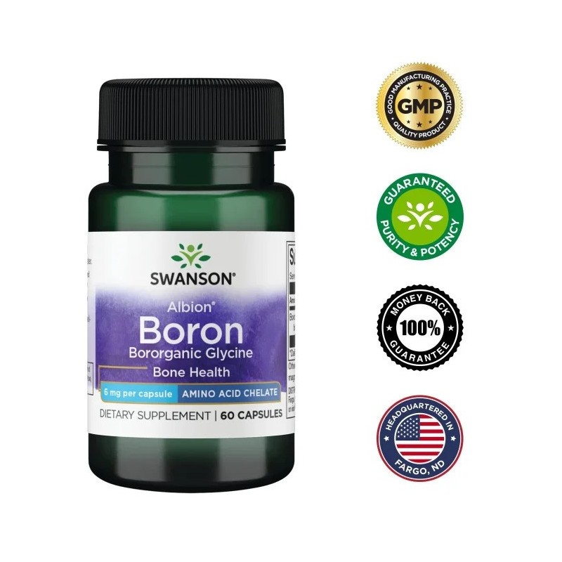 Bor Organic - Boron Organic 6mg 60 Capsule, Swanson - 1 | YEO