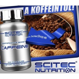 Scitec Caffeine - Cafeina 100mg 100 Capsule Beneficii Cafeina: ajuta la slabit, imbunatateste semnificativ performanta, reduce d