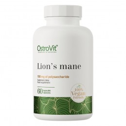 OstroVit Lion’s Mane Vege 500 mg 60 capsule - Memorie si Concentrare Lion's Mane vege - Coama leului Beneficii: nootropic, bun a